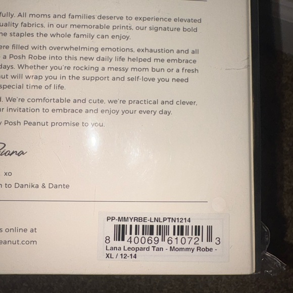 Posh Peanut Lana Leopard Robe - Picture 3 of 3